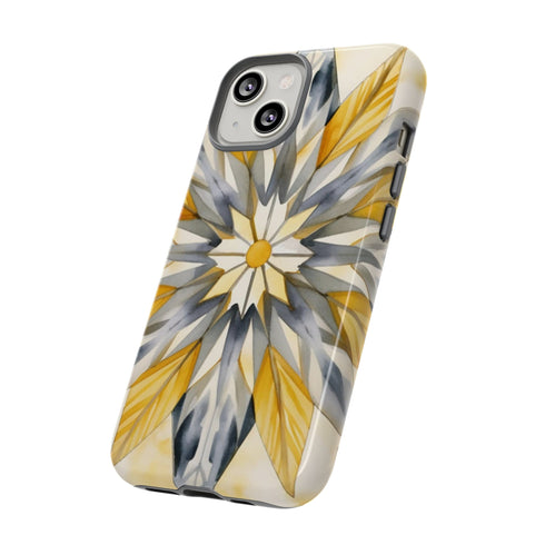 Sunshine Bloom Mosaic - Impact Resistant Phone Case
